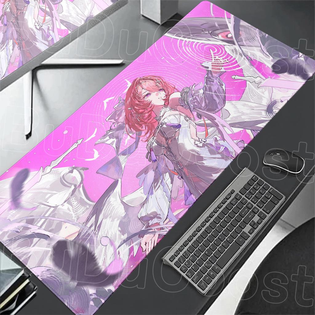 Игровой коврик для мыши Zenless Zone Zero Клавиатура Mausepad с заблокированным краем ZZZ Remielle Dan Аниме Настольный коврик Компьютерные офисные аксессуары