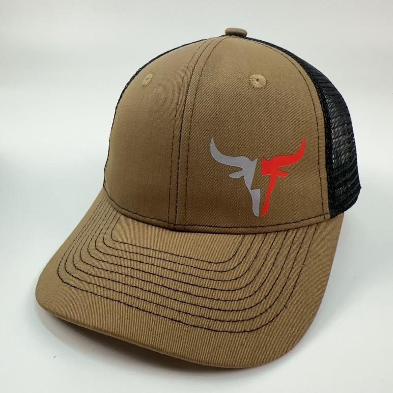 Unisex Printed Bull Mesh Baseball Cap Sun Protection Breathable Adjustable Hat Outdoor