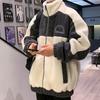 Мужское зимнее модное повседневное пальто из овчины и хлопка