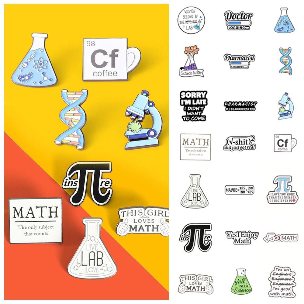 Брошь-значок Фармацевт Пи Наука - это жизнь Эмаль Математический значок День Пи