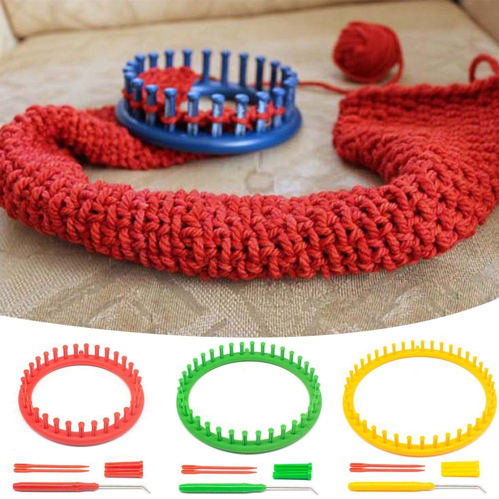 Weaver Weaving Scarf Sweater Hat Shawl DIY Stitching Knitting Machine