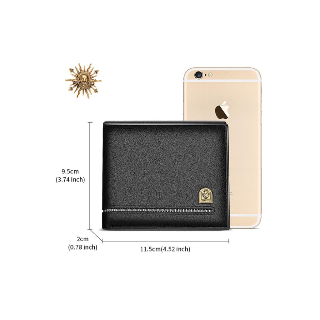 Сделано в Италии Мужской кошелек из натуральной кожи Мужская визитница