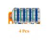 New 4Pcs Razor Blades for Men Sharp Trimmer Straight Razor Manual Five Layer Shaver