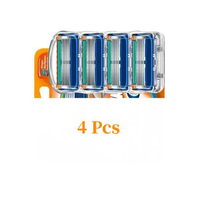 Новые 4 шт. лезвия для бритвы для мужчин, острый триммер, прямая бритва, ручная пятислойная бритва