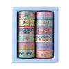 12Pcs/Set Japanese Style Washi Tapes Masking Tape Washi Stickers Scrapbooking Adhesive DIY Decorative Stationery School Supplies