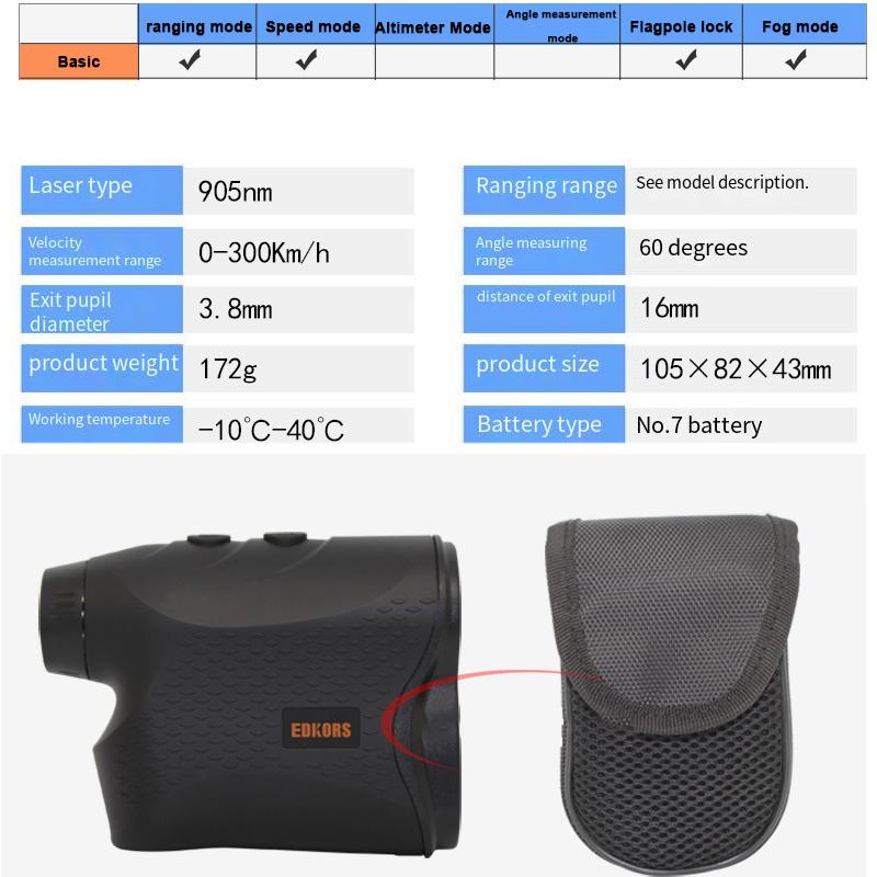 450 м HD лазерный дальномер для гольфа, охоты, дальномера, телескопа для измерения расстояния с высокоточной фиксацией флагштока