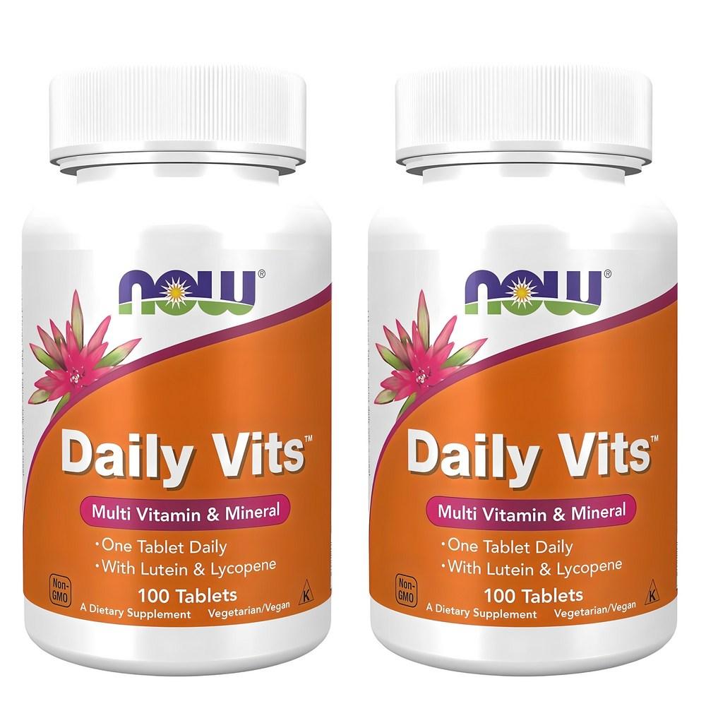 Now Foods Daily Beats Multivitamin & Mineral Tablets 100 Tablets 2 pcs