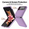 Liquid Silicone Macaron Suitcase Design Phone Case For Samsung Galaxy Z Flip 3 Flip 4 5g Soft Hinge Film Screen Protector Cover