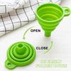 Foldable Silicone Funnel Collapsible Universal Funnels Beer Oil Liquid Hopper Kitchen Cooking Accessories Engine Tools Trechter