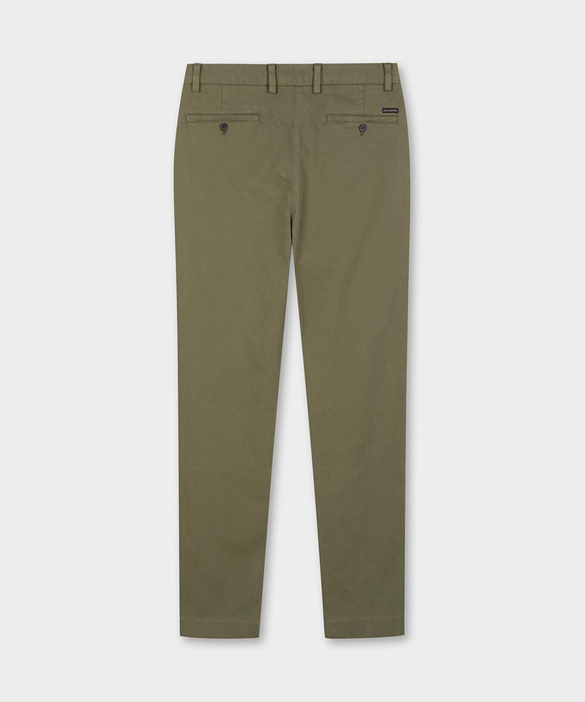 Брюки чинос BROOKS BROTHERS из ломаной твиловой ткани (оливковый) (Bbpcmm06264Ef)