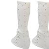Figure Skating Leg Warmers Socks Decoration Over Knee with Rhinestone Knitted Long