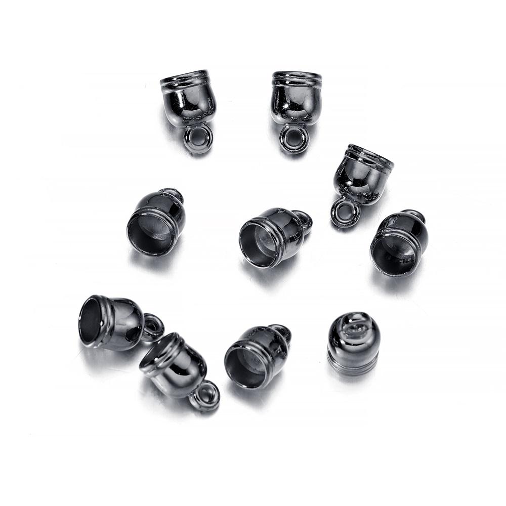 50pcs/lot Necklace End Tip Tassel Caps Beads Cap End Cap For Jewelry Making Findings DIY Handmade Accessories Supplies
