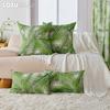 1 шт. LOZUJOJU современный минималистский и свежий зеленый наволочка с принтом листьев растений для дивана, кровати, автомобиля, гостиной, спальни, домашнего декора 30x50 см/45x45 см/50x50 см