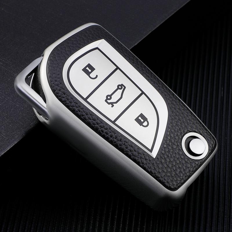 Новый мягкий чехол для ключей из ТПУ, полное покрытие для Toyota Highlander RAV4 Izoa CHR Levin Camry Corolla reiz, защитный чехол с 3 кнопками