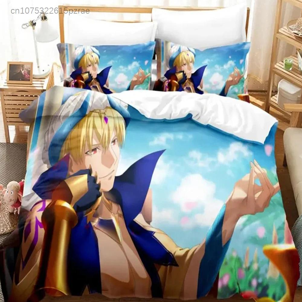 Аниме Fate EXTRA Сэйбер Неро Комплект постельного белья Спальня Мягкие Современные Покрывала Удобное Детское Пододеяльник Чехол для одеяла И Наволочка