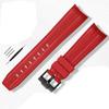 FKM Fluororubber Rubber Watch Strap 21mm Waterproof Silicone Wristband For Submariner DEEPSEA Oysterflex Rolex Watchband Band
