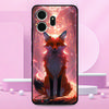 Colorful Pattern Phone Case For TCL NxtPaper 70 Pro 5G Painted TPU Black Back Cover Soft Silicone Funda Screen Protector Film