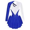 Детское платье для фигурного катания на коньках для девочек, гимнастическое трико, балетная юбка-пачка