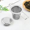 Tea Infuser with Handle Fine Mesh Reusable Anti-rust Household Tea Shop Handheld Tea Leaf  Strainer for Kitchen