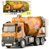 1/24 Cement Mixer Construction Toys Metal Die Cast Cement Mixer Truck ModelConstruction Truck Toys with Simulated Sounds and Lights