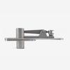 Hydraulic Automatic Door Pivot Hinges 360 Degree Rotating Heaven Earth Hinge  Doors Shaft