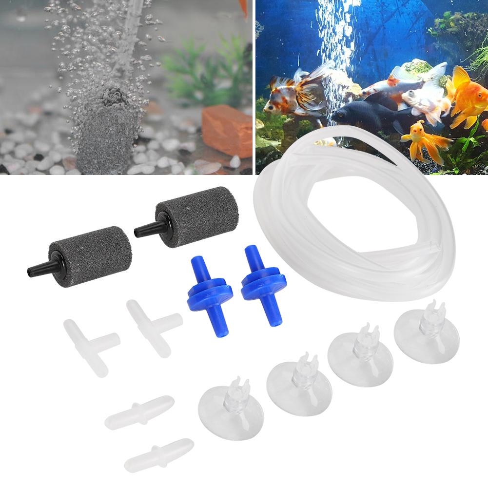 Aquarium Air Pump Accessories Suction Cup NonReturn Check Valve Air Stone ThreeWay Joint