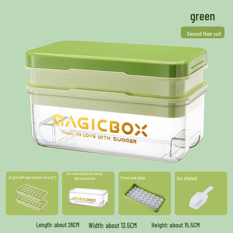 Лоток для льда Soft-Press: Легко извлекаемый, пищевой материал, большая емкость для хранения льда