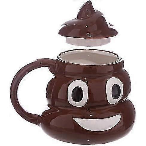 Emotive Mug - Poop with Lid