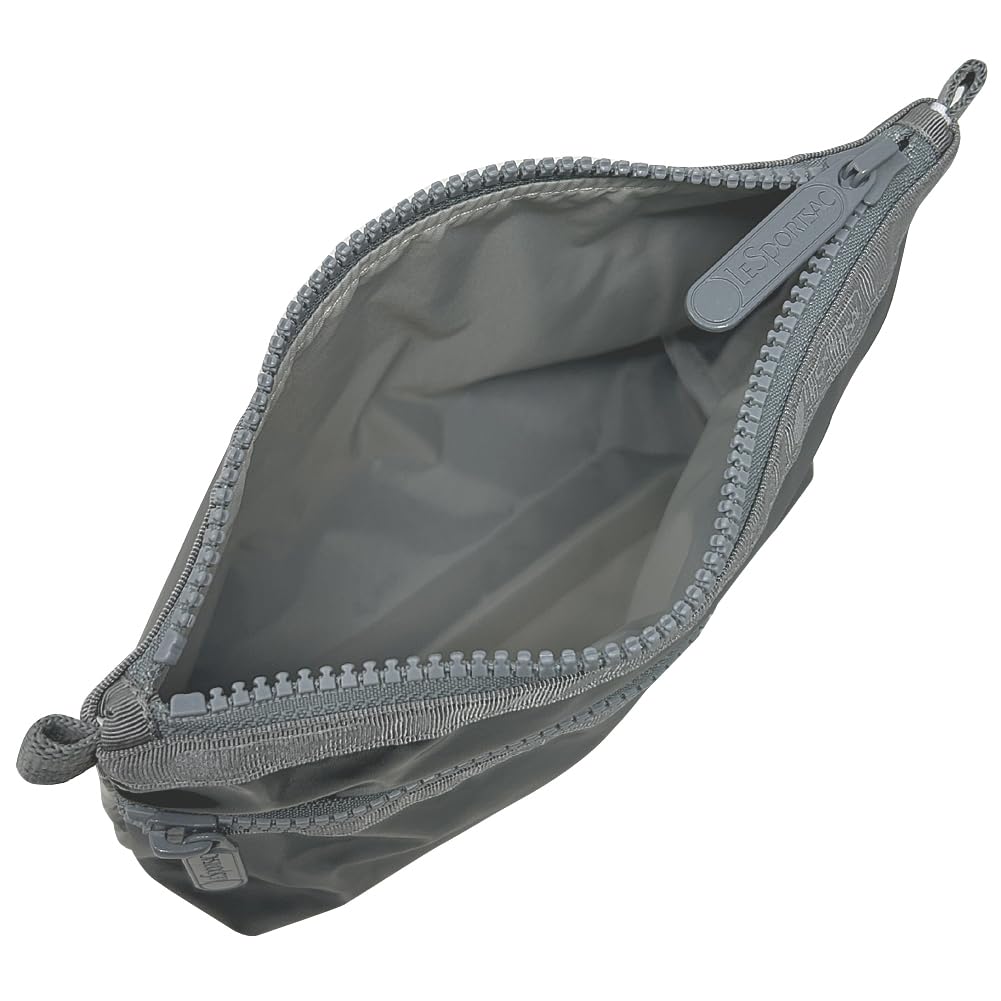 Женская косметичка-клатч LeSportsac 7105 (СЕРО-СТАЛЬНОЙ БЛЕСК) [Использовал]