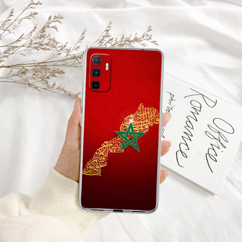 IK48 Прозрачный чехол для телефона с флагом Марокко для Motorola Moto Edge 20 30 40 50 S30 Fusion Ultra Pro Neo Lite + G200 G23
