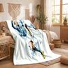Erling Haaland Print Flannel Blanket Soft Warm Sofa Bed Throw Blanket For Home Office Bedroom