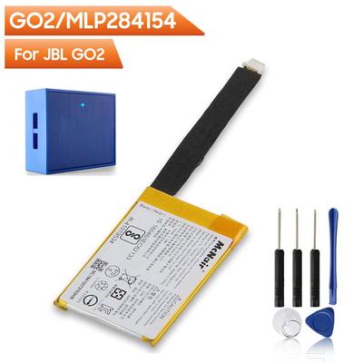 Сменный аккумулятор GO2/MLP284154 для портативной Bluetooth-колонки JBL GO1 GO2 GO3, перезаряжаемые аккумуляторы 730 мАч