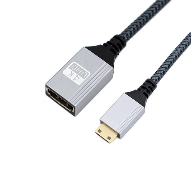 Компактный 90-градусный соединитель Мини HDMI на HDMI Кабель для Камер Планшетов Высокоскоростные Аксессуары для Передачи Данных 15см