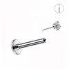 10 шт. Серьги-гвоздики без резьбы G23 Титан Пирсинг Носа Push Pin Лабреты Кольца для Губ Серьги Хряща Уха Хеликса Пирсинг Украшения