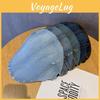 Unique Denim Patchwork Cap With Sun Protection For Street Style Outfits
