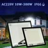 Светодиодный прожектор с вилкой для улицы AC110V 10W 20W 30W 50W 100W Отражатель Прожектор Уличный фонарь Настенные светильники Садовое освещение Направленный свет