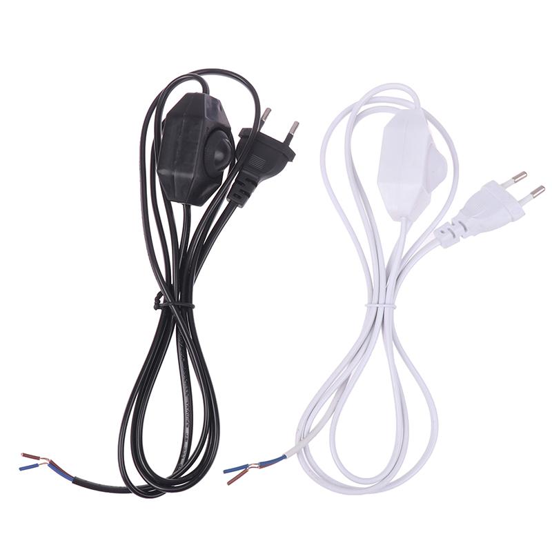 1.8M Extension Cord With Dimmer Eu Plug Control Switch Power Cable Cord Eu Plug For Table Lamp 220V Electricity Wire