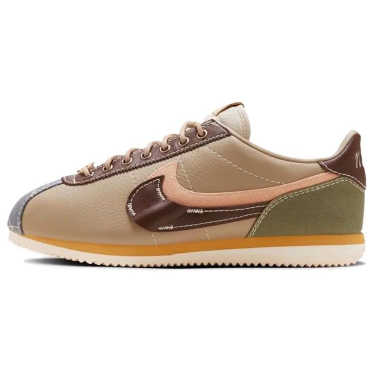 Nike Cortez Sashiko Men Sneakers Tan Olive White FZ5040-221