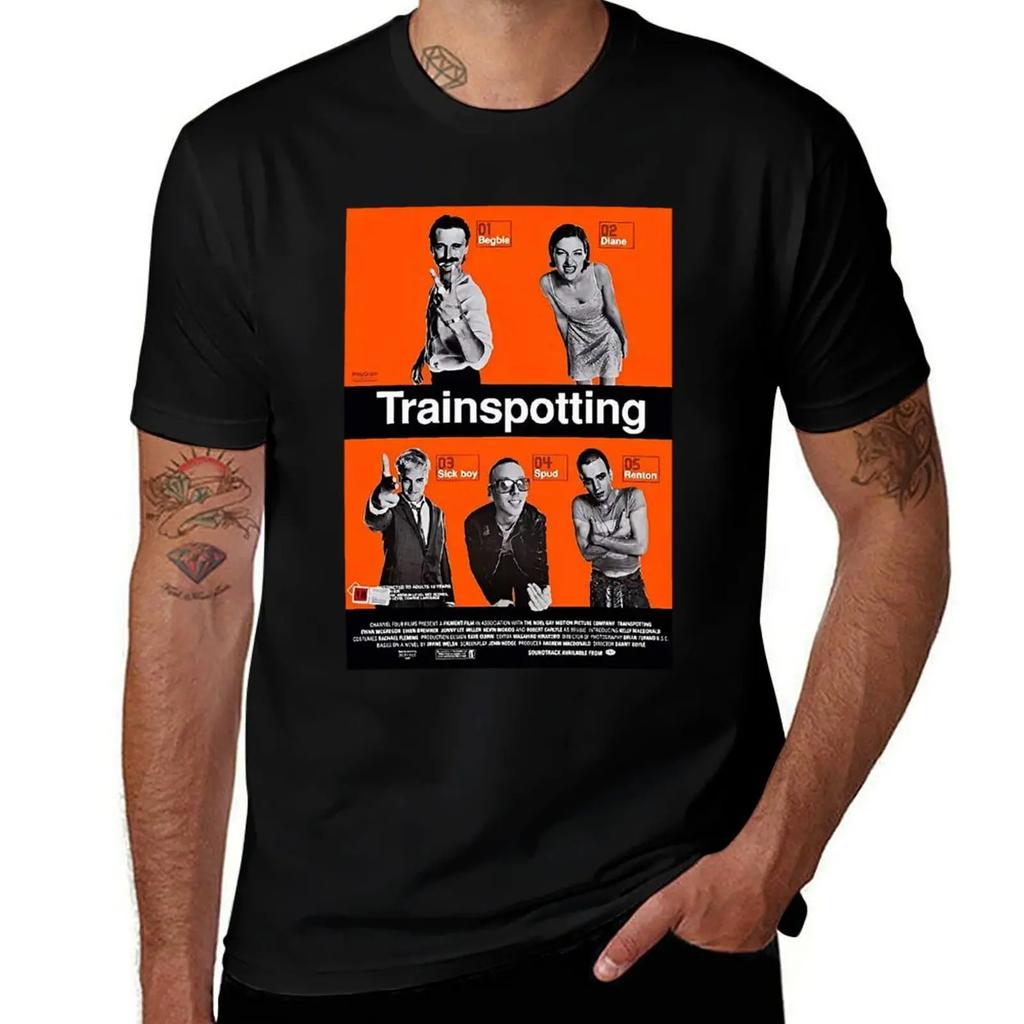 Trainspotting T-Shirt tees customizeds mens vintage t shirts