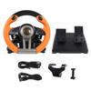 Gaming Racing Wheel 180 Degrees Rotation High Sensitivity Gaming Steering Wheel with Paddle for PC