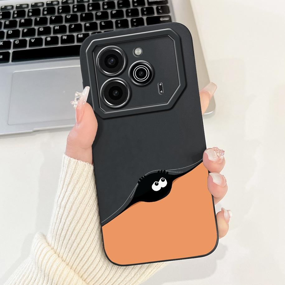 For Tecno Pova 6 Pro 5G 2024 Case LI9 Camera Lens Protective Cover Cute Panda Cartoon Soft Bumper For Tecno Pova 6 Pova6 5G Capa