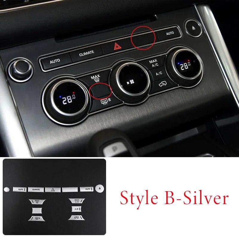 Наклейки на кнопку кондиционера, автомобильные аксессуары для Land Rover Range Rover Vogue 2013-17 для Range Rover Sport 14-17