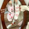 Cute Coral Fleece Socks Plush Cotton Socks Thickened Home Sleep Warm Fluffy Floor Socks Winter
