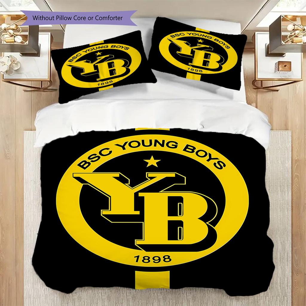 BSC YB Узор Комплект постельного белья Одеяло Покрывало Наволочка Домашний Декор Подарок на День Рождения (1 пододеяльник + 2 наволочки, без наполнителя)