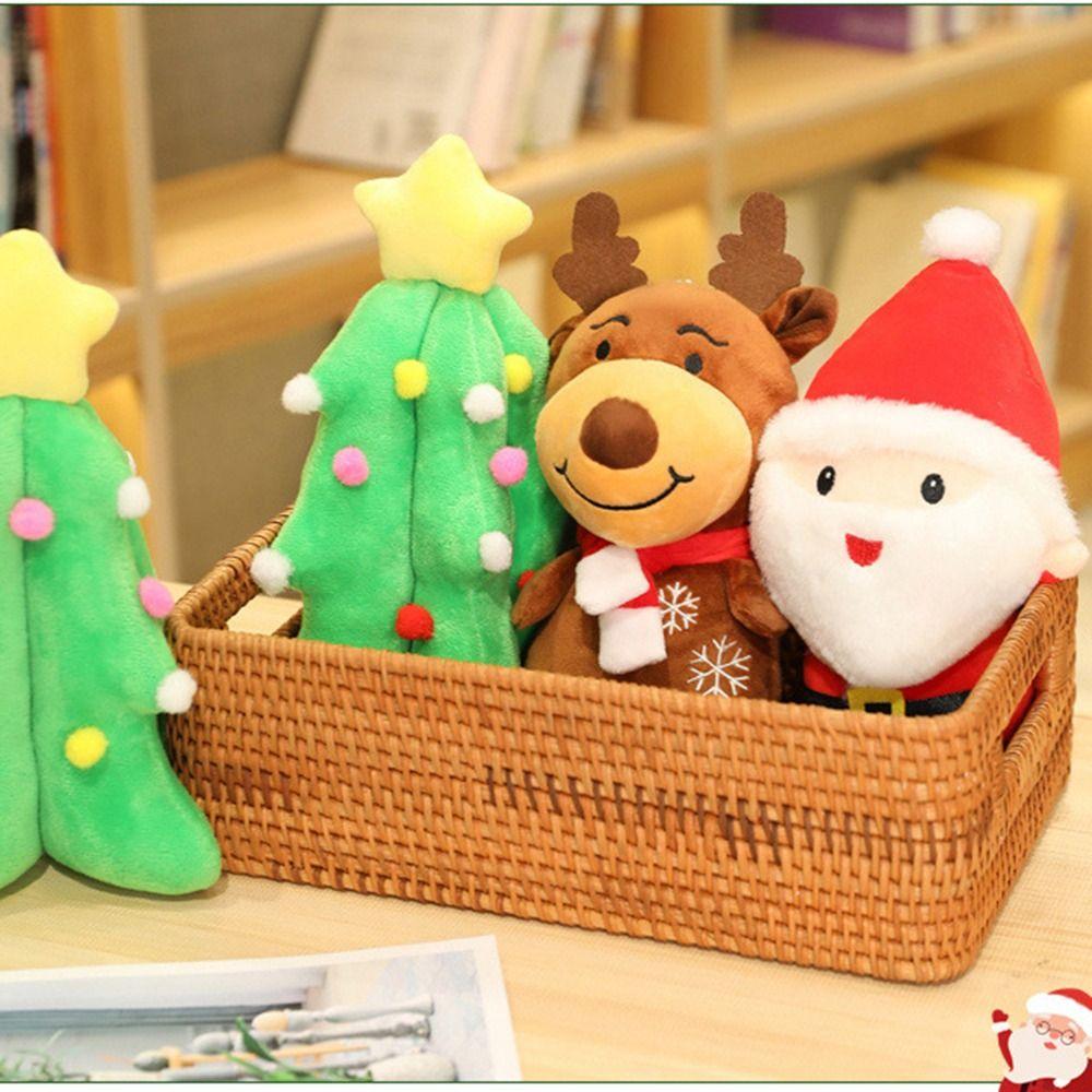 Подарки Интерактивная Игрушка Рождественская Елка Плюшевые Игрушки Рождественские Украшения Рождественская Кукла Рождественские Украшения
