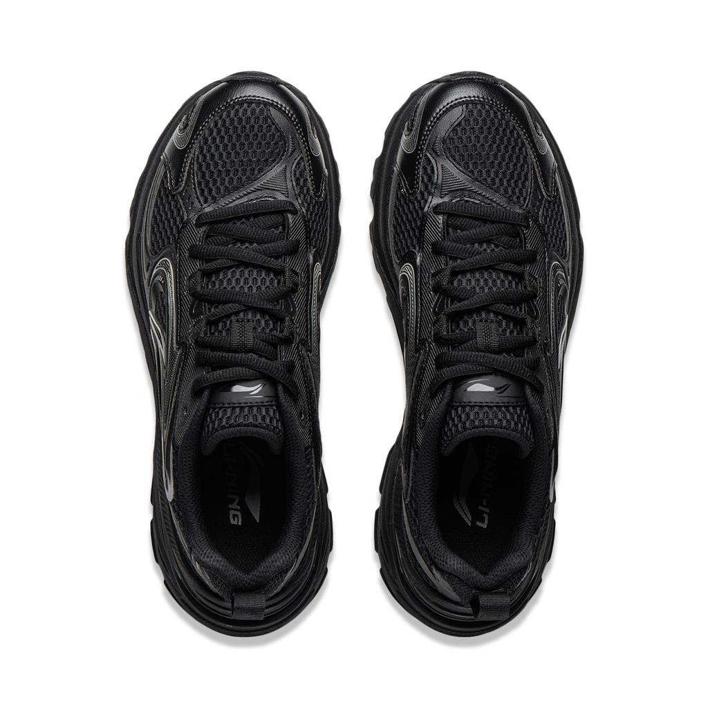 Li Ning Амортизирующие Скользкие Устойчивые к истиранию Дышащие Поддерживающие Легкие Низкие Повседневная Обувь Мужская Черная AGLW003-3