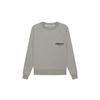 Essentials SS22 Круглый вырез Длинный рукав Флокированный принт Толстовка
