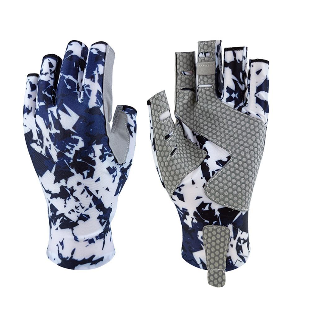 Перчатки без пальцев, перчатки с половиной пальцев для рыбалки, защита от солнца, перчатки для морской рыбалки, для активного отдыха