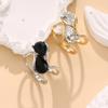 2pcs Fixed Decorative Bowknot Scarf Buckle Alloy Scarfs Clasp Minimalist Scarf Clips  for Women