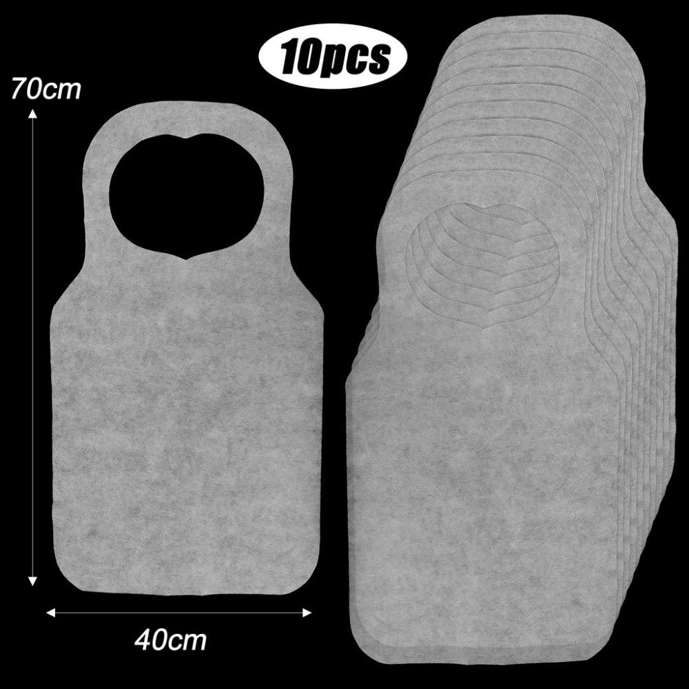10Pcs/Bag Oil-proof Bib Non Woven Cooking Apron Restaurant Home Supplies